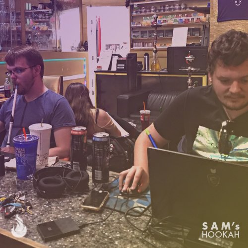 sams_hookah's tweet photo. Code / Game / Relax
If you’re creating the next big game or to just hangout, Sam's Hookah is your place. 
•
•
•
#hookah #gaming #wowclassic #samshookah #maryland #shisha #hookahbar #shishalounge #chill https://t.co/vVZaP8Gmf9