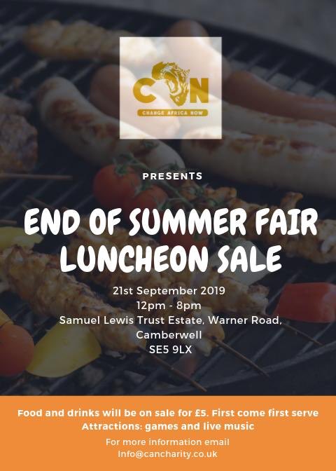 MarthaKay_'s tweet photo. #CANEndOfSummerFair 

Back with another fundraiser! 

Very grateful for all the support we have received over the years! 

We look forward to seeing you all this Saturday 🙌🏾🙌🏾

#cancharity #changeafricanow #cansponsorshipprogramme https://t.co/eJwN1a1cQ8