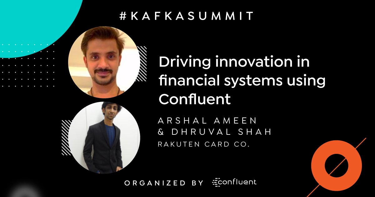 confluentinc's tweet photo. We’re stoked to hear how @RakutenJP, the No.1 credit card issuer in Japan, overcame obstacles like data loss and downtime after adopting #apachekafka. See you there: https://t.co/t6OF0tfTEH. Promo code Confluent5 for $500 off extended to tomorrow! #Confluent5 #LoveOurCustomers https://t.co/FT9f7gieRd