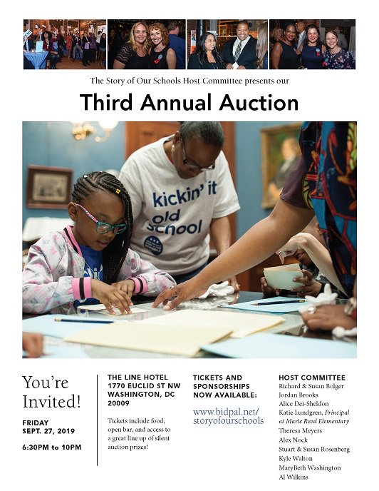 schoolstoriesdc's tweet photo. Have you bought your ticket yet? Less than two weeks out from our third annual auction! Grab a friend and join us for an evening of #DChistory &amp; supporting #washingtondc #students, #schools and #communities! #RevealSchoolStories https://t.co/RXyg39he3O https://t.co/HwGiGktOSE