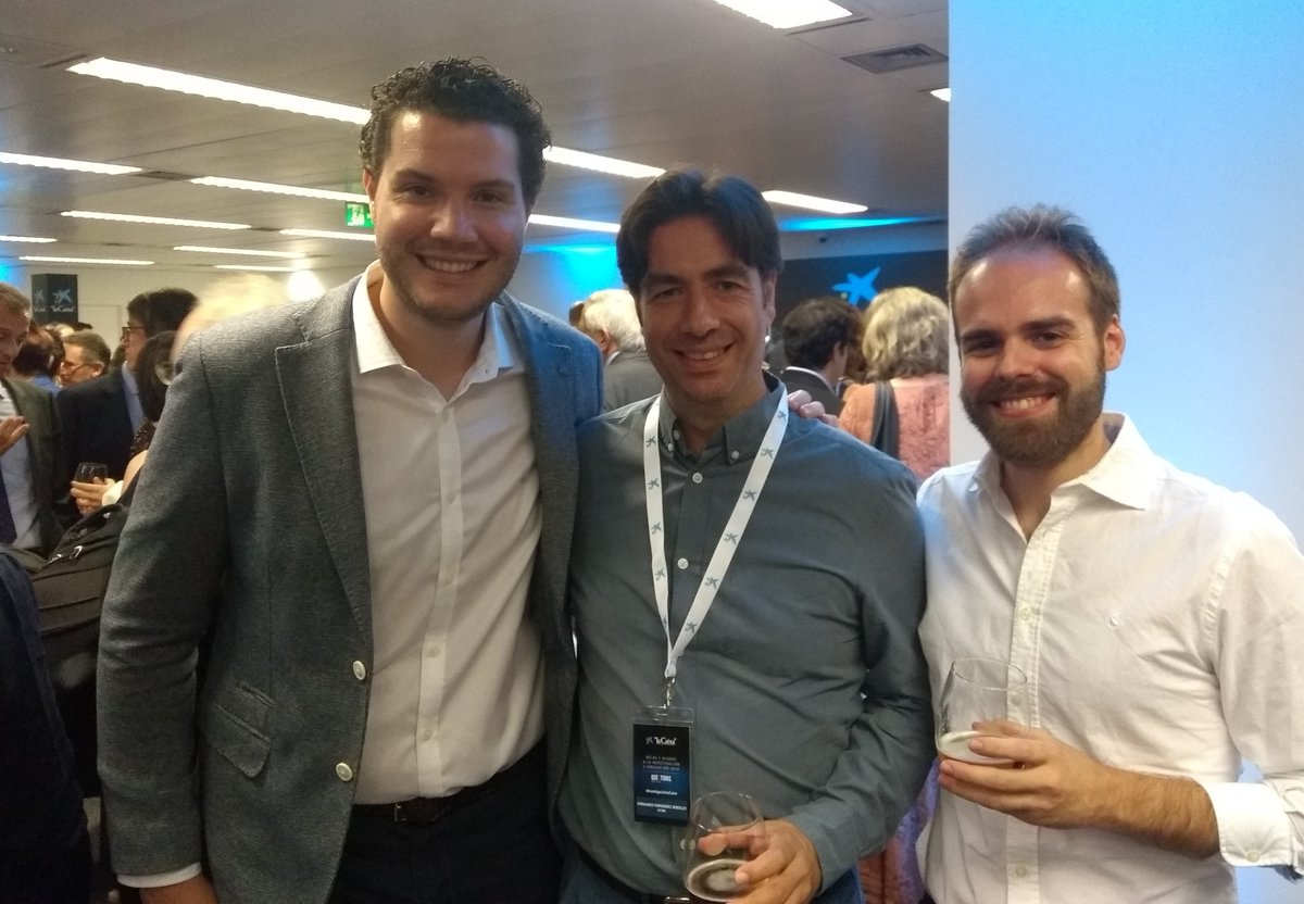 CaixaResearch (@caixaresearchca) on Twitter photo <a href="/FundlaCaixaCAT/">Fundació ”la Caixa”</a> <a href="/javiersolana/">Javier Solana</a> <a href="/MariaAbadMendez/">María Abad</a> <a href="/VHIO/">Vall d’Hebron Institute of Oncology (VHIO)</a> <a href="/astro_duque/">Pedro Duque</a> <a href="/CienciaGob/">Ministerio de Ciencia, Innovación y Universidades</a> <a href="/VioBio_Lab/">VioBio Lab</a> <a href="/cmfdezmartos/">MetBrain Lab</a> <a href="/nuria3355/">Nuria del Olmo</a> <a href="/_IFAE/">IFAE</a> @BecarislaCaixa <a href="/pforndiaz/">Pol Forn-Díaz</a> <a href="/QUANTIC_BSC/">QUANTIC group</a> <a href="/icreacommunity/">ICREA Community</a> "Desenvolupem un robot social que fa teràpia de rehabilitació per a infants amb problemes de mobilitat."
Els investigadors de @nao_therapist, Jose Carlos Pulido,Fernando Fernández i Jose Carlos González celebren el reconeixement al seu projecte #CaixaImpulse. <a href="/FundlaCaixaCAT/">Fundació ”la Caixa”</a> <a href="/javiersolana/">Javier Solana</a> <a href="/MariaAbadMendez/">María Abad</a> <a href="/VHIO/">Vall d’Hebron Institute of Oncology (VHIO)</a> <a href="/astro_duque/">Pedro Duque</a> <a href="/CienciaGob/">Ministerio de Ciencia, Innovación y Universidades</a> <a href="/VioBio_Lab/">VioBio Lab</a> <a href="/cmfdezmartos/">MetBrain Lab</a> <a href="/nuria3355/">Nuria del Olmo</a> <a href="/_IFAE/">IFAE</a> @BecarislaCaixa <a href="/pforndiaz/">Pol Forn-Díaz</a> <a href="/QUANTIC_BSC/">QUANTIC group</a> <a href="/icreacommunity/">ICREA Community</a> "Desenvolupem un robot social que fa teràpia de rehabilitació per a infants amb problemes de mobilitat."
Els investigadors de @nao_therapist, Jose Carlos Pulido,Fernando Fernández i Jose Carlos González celebren el reconeixement al seu projecte #CaixaImpulse.