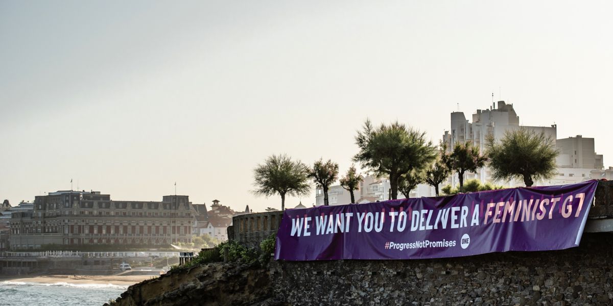 ONECampaign's tweet image. We spent months telling world leaders to deliver #ProgressNotPromises for gender equality. So, what did they end up doing? bit.ly/2MGSVoP