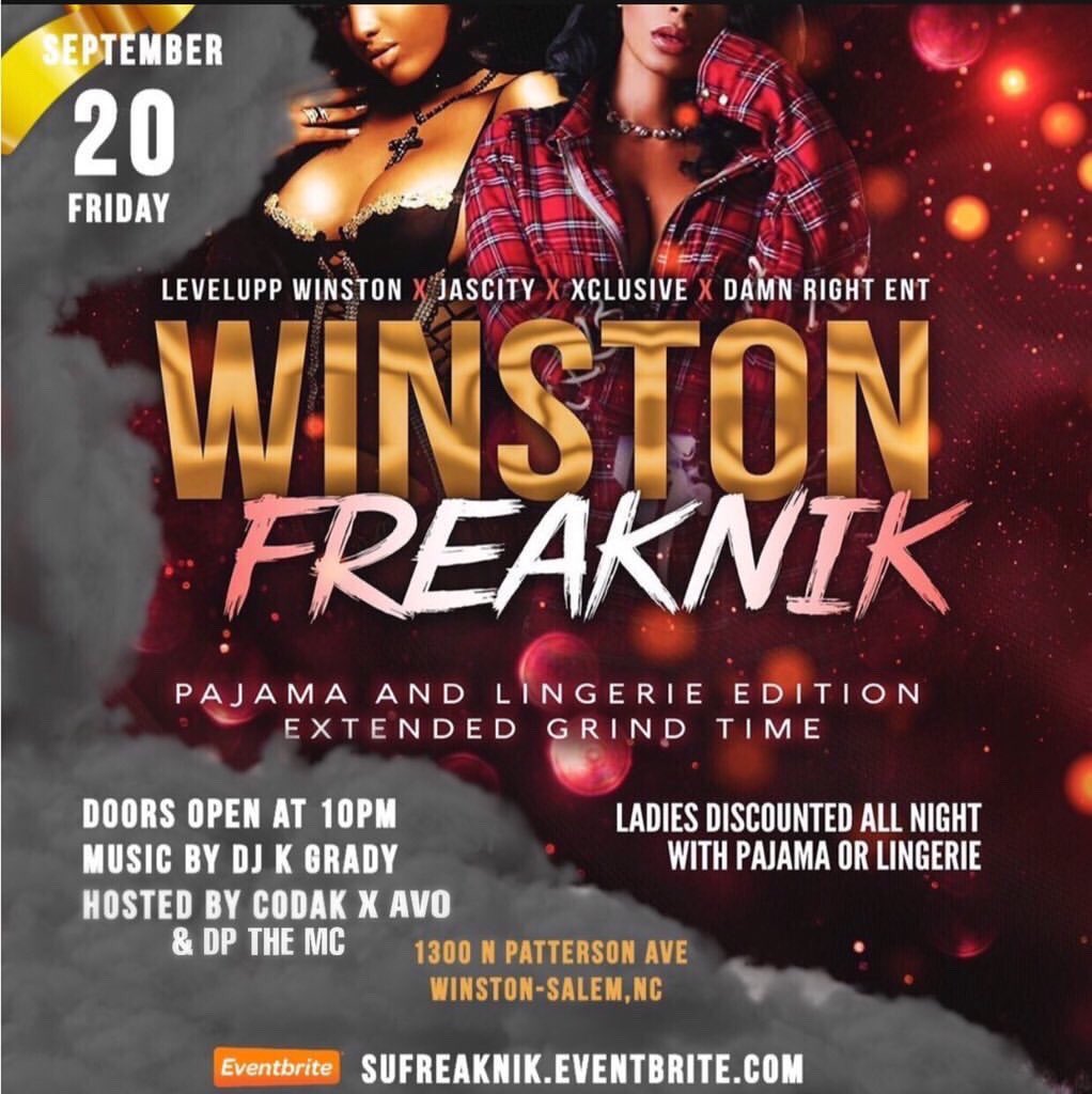 ProdigyENT19's tweet photo. 10$ TICKETS FOR #SUFREAK #WINSTONFREAK WILL SELL OUT TONIGHT 🚨‼️

WARNING GET TICKETS NOW 
Music by : @DJKGRADY_JC 

“LIVEST HBCU ON THE PLANET”

@DPtheMC 👀 YOU READY ?
@Avo_1994  YOU KNOW WHAT TO MAKE THEM DO 💯🚨

THIS FRIDAY GET TICKETS NOW 🚨
https://t.co/oMtrtoxYvp https://t.co/N9fWZamvgw