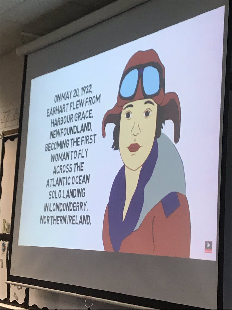 MrsMWessel's tweet photo. Today we are starting our project based learning unit about force and motion using planes and studying a famous pilot Amelia Earhart. #PBL #jcde #science https://t.co/3vyN6RCnqS