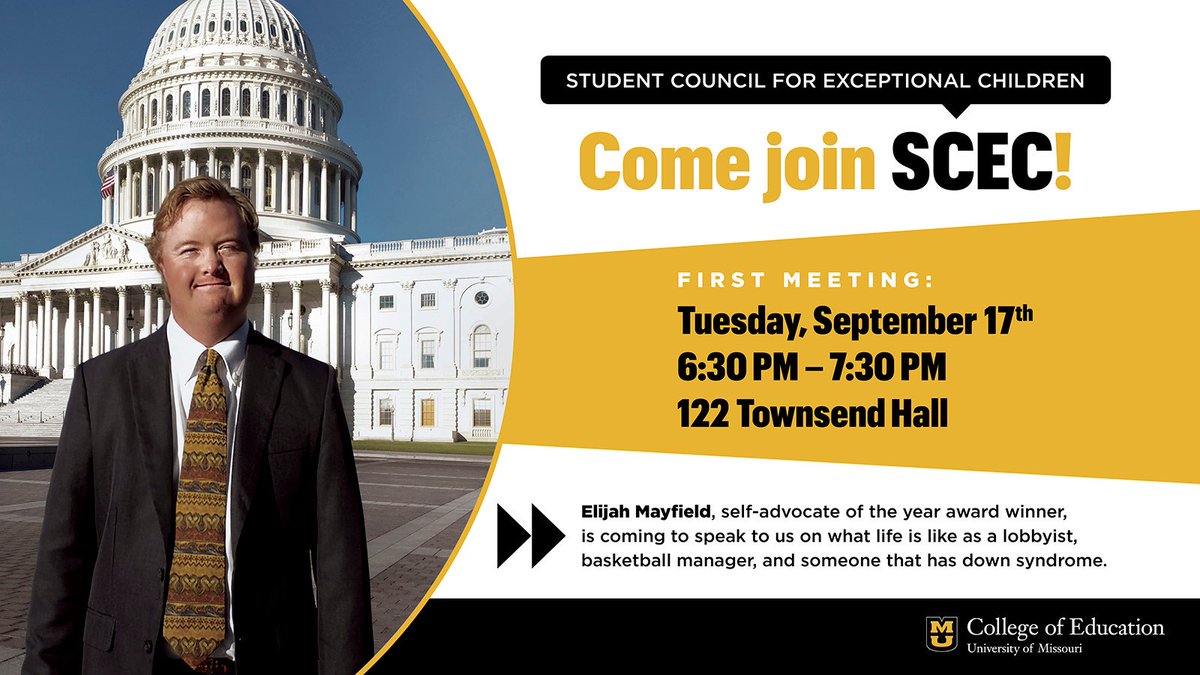 SCECMIZZOU's tweet photo. Make sure you come and join us for our first meeting of the year tomorrow! It is one you don't want to miss! https://t.co/t92urBZ1Lb