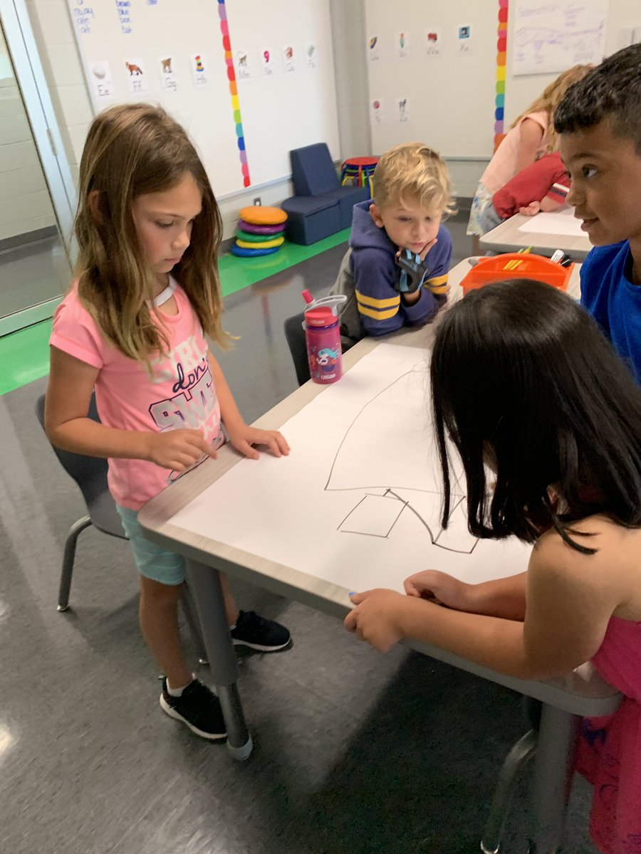 bilbao_tabitha's tweet photo. Teamwork makes the dream work! Our goal is to do at least one word problem a day and discuss our answers. #wordproblems #math #MondayMotivation #BCESfirsties https://t.co/FkT9jT8iz0