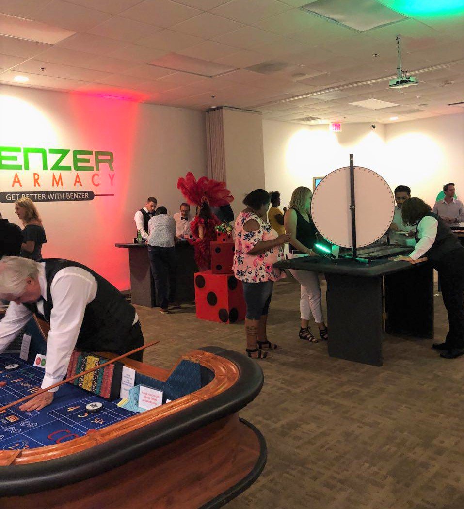 BenzerPharmacy's tweet photo. Thank you for joining us for Benzer's first Casino Night! It was a lot of fun!  #BetOnBenzer #GoBenzer https://t.co/EWNwdD4PP4