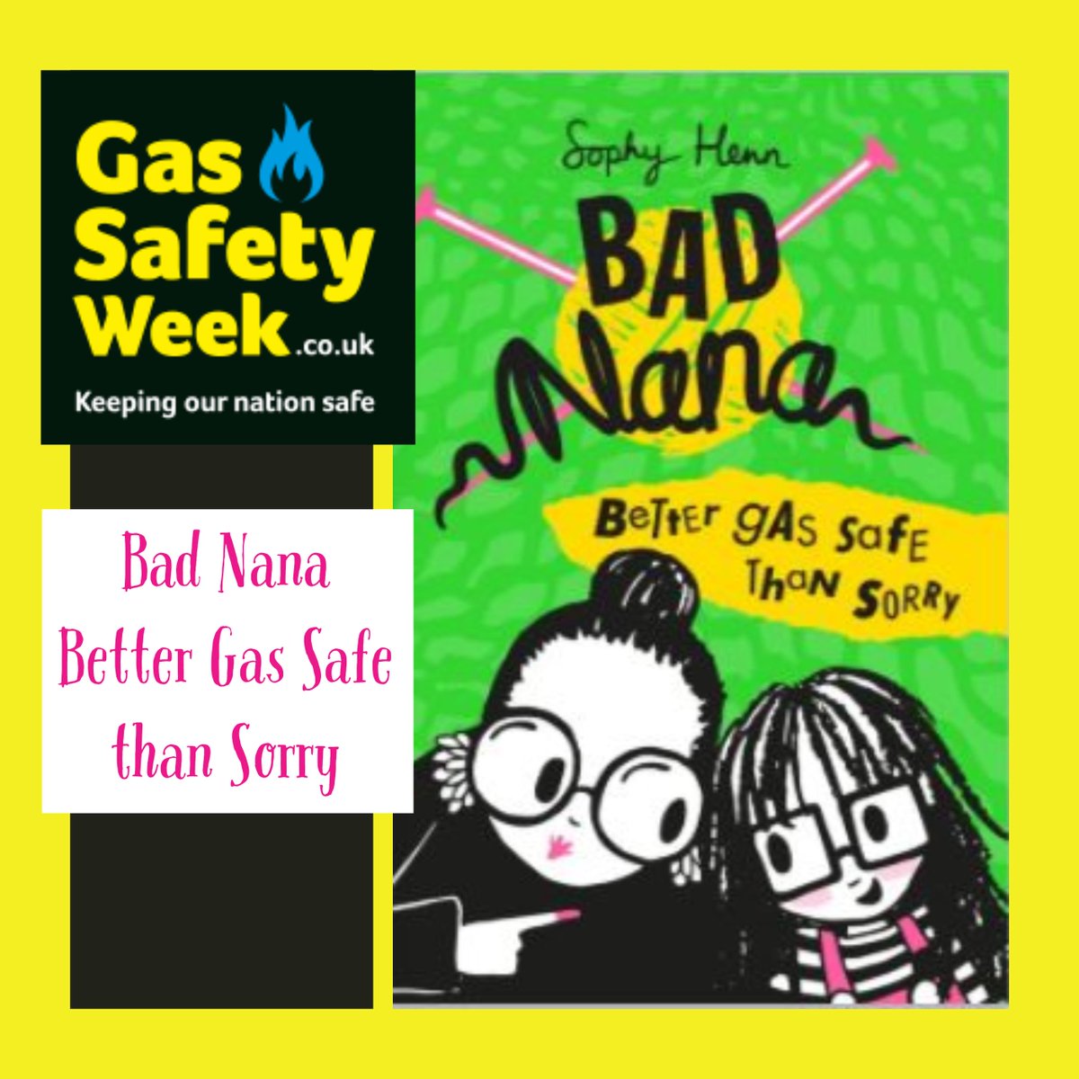 This is adorable!  Today is the beginning of Gas Safe Registers - Gas Safety Week 2019.  They have developed a chidren's book 'Bad Nana' to promote gas safety and carbon monoxide education. Well Done <a href="/GasSafeRegister/">Gas Safe Register</a> !! #GasSafetyWeek, #COsafe2019
gassaferegister.co.uk/gassafetyweek/…
