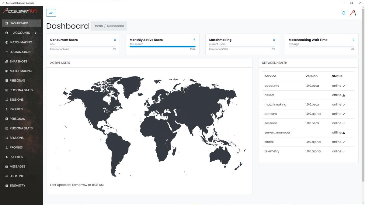 acceleratxr's tweet photo. Just released is our brand new Console Tool! With the AcceleratXR Admin Console you can fully manage your AcceleratXR powered cluster from a simple easy to use interface. https://t.co/uodZVLzFqB