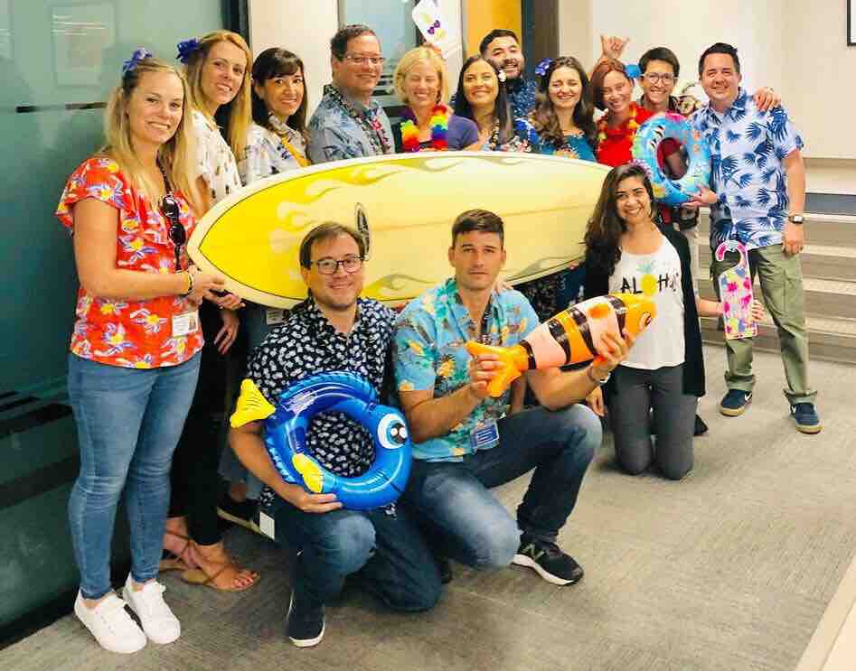 LifeAtKingston's tweet photo. Here are some photos from our incredible Hawaiian/Aloha Shirt Day last week! Thank you to everyone who participated-we hope you all had a blast being as creative and colorful as you all were! Surf’s up!🌊 🌺 #kingstontech #kingstonlife https://t.co/NVduH14HqF