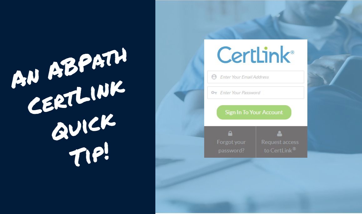 TheABPath's tweet photo. One of the things diplomates say they love about ABPath CertLink (ABPCL) is they donโt have to answer all of the questions in one sitting. The convenience of ABPCL lets you do just a question or two when you have the time!
#pathology #pathologists #CertLink #ABPCL https://t.co/4UWqQhiLJ9