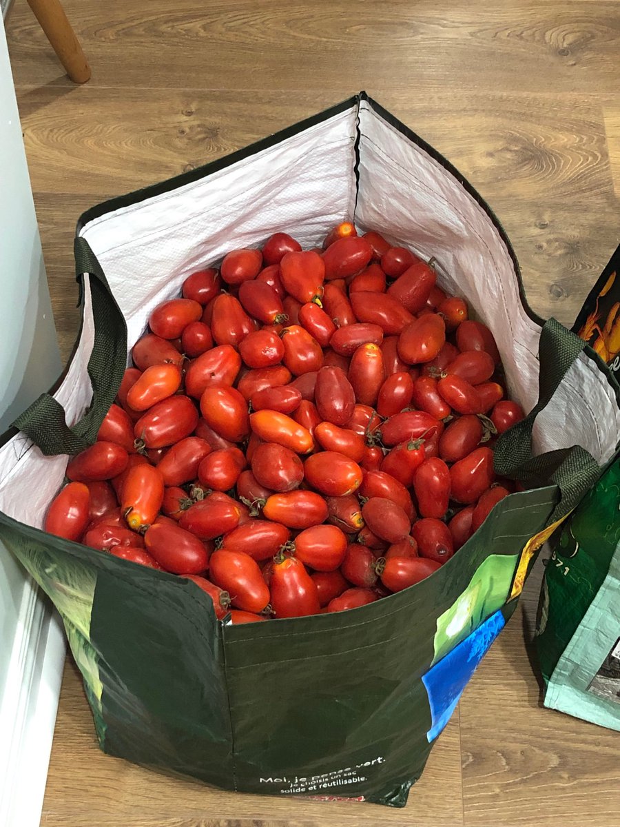 Kjah's tweet photo. So it begins, 2019’s sauce making! https://t.co/NjVNVokrmJ