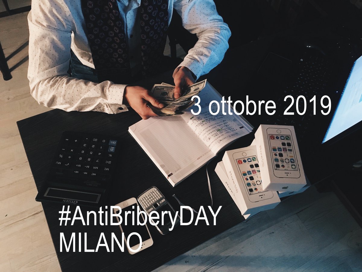 🎙Evento su #ISO37001 🎙
non potete mancare all'Evento di MILANO nei pressi del Duomo (Via Torino 60) su #AntiBribery #ISO37001 #Certificazione #Aziende per un'aggiornamento UNICO di elevato Standing: angelofreni.it/compliance-day…