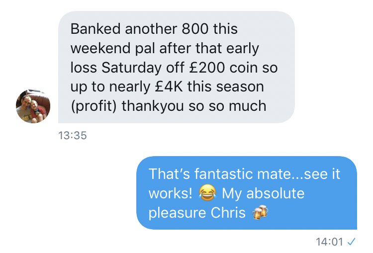 LordFootyTipz's tweet image. 💰80%+ Bets WON this Season!💰

⚡️83 tips
✅67 wins
🚨ONLY 5 real money losses

💷£00s &amp;amp; £000s Profit available!!

✅✅✅✅✅✅✅✅✅✅
✅✅✅✅✅✅✅✅✅✅
✅✅✅✅✅✅✅✅✅✅
✅✅✅✅✅✅✅✅✅✅
✅✅✅✅✅✅✅✅✅✅
✅✅✅✅✅✅✅✅✅✅
✅✅✅✅✅✅✅
🤕🤕🤕🤕🤕+ 11 🔚of runs