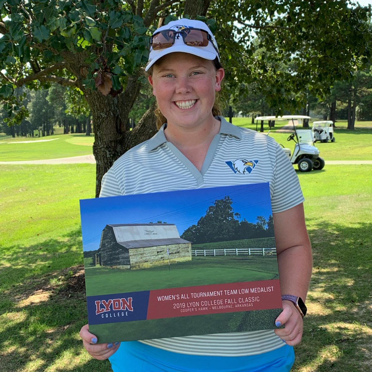WBUEAGLES's tweet photo. 💥⛳️AMC Golfer of the Week⛳️💥
Congratulations to Emma French for being named @AMCSports Golfer of the Week! Find out more here:
https://t.co/F4uph7r2n6
#AMCWGolf #WingsUp #WillyBap https://t.co/WFhf83mBB9