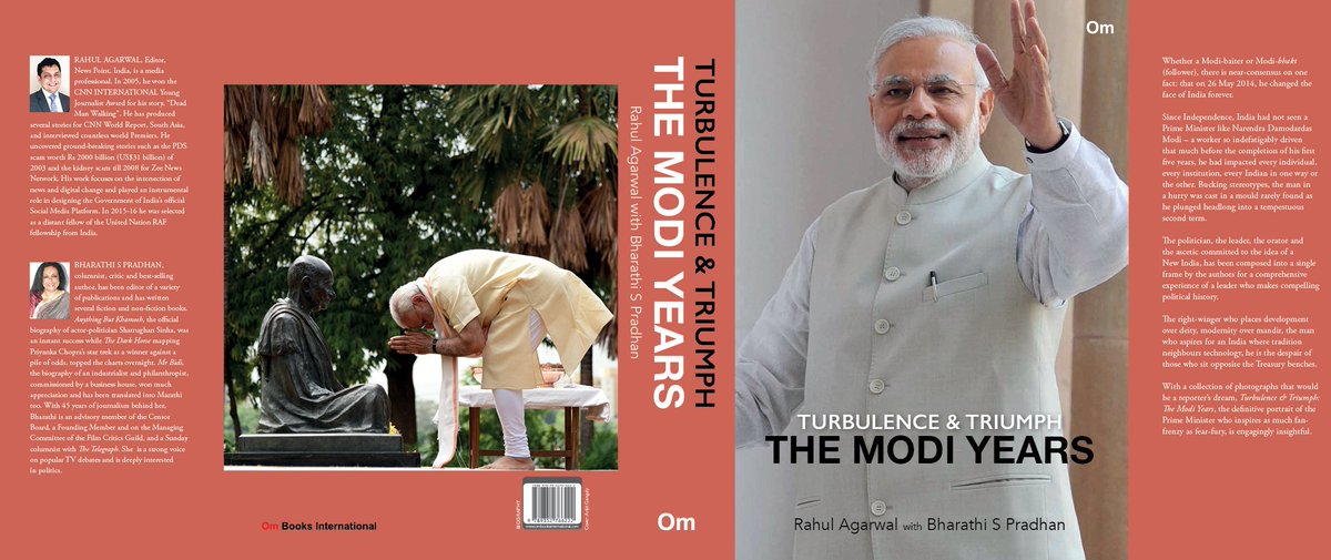 agrrahul7's tweet photo. An honour &amp; a pleasure to launch the cover of 'Turbulence &amp; Triumph: The Modi Years' .The 1st ever pictorial biography of @narendramodi ji on his 69th bday. Happy birthday to our respected PM. #happybirthdaynarendramodi #NarendraModi #Modibirthday #ModiHaiToMumkinHai https://t.co/B92DGGfA8t