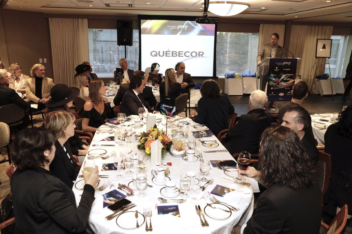 Heureux de participer à la 14e édition de la Soirée de remise des prix de la Fondation de la @SPACQ qui souligne le travail exceptionnel des artisans de la scène musicale québécoise. <a href="/Quebecor/">Québecor</a> <a href="/Dist_Select/">Distribution Select</a> #culture