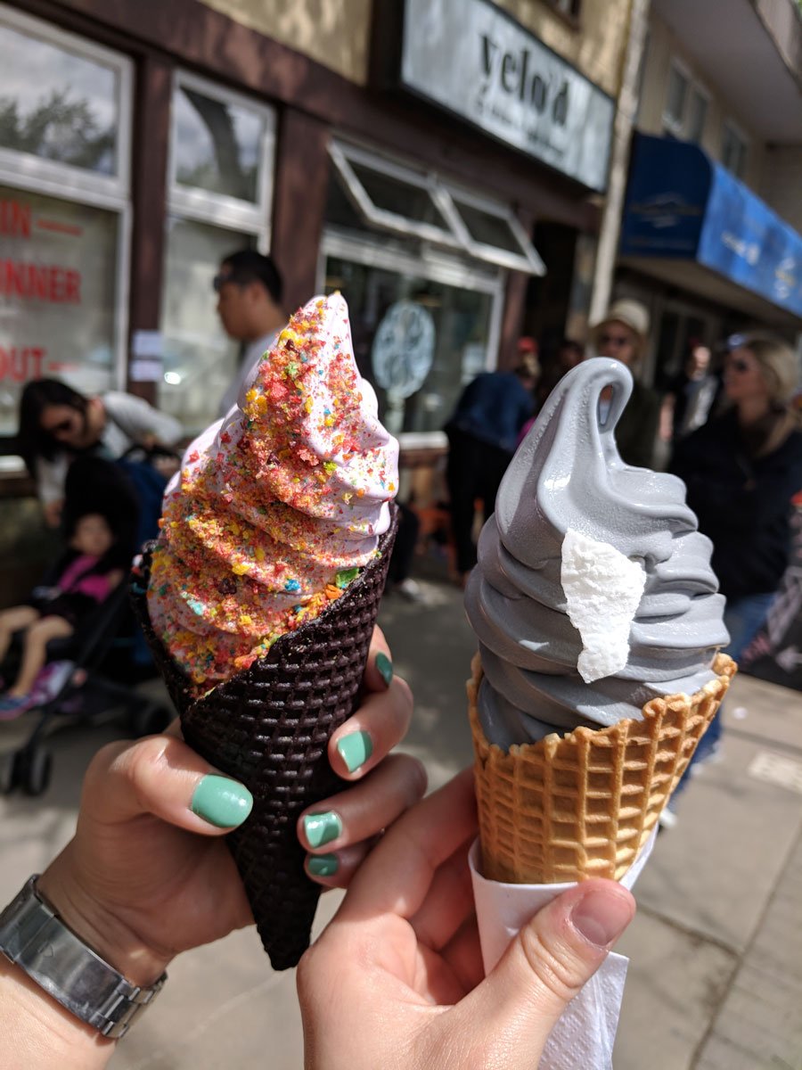 It's the last day of summer! Make the most of it with a scoop (or several) from cool spots like @yelod_icecream, @kindicecream & more: bit.ly/2JGqPHB #yeg #yegfood