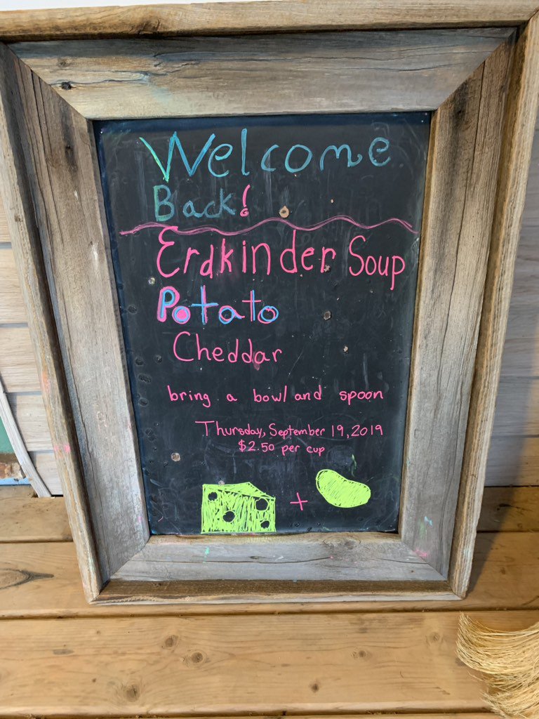 Soup is back!  Get your bowl this Thursday. Doesn’t miss it!!