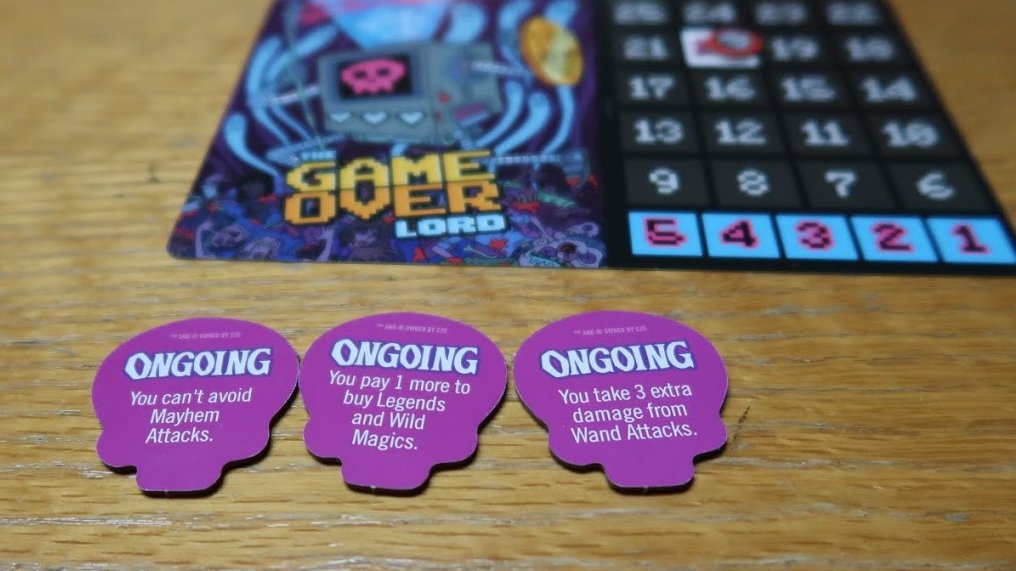 FridayKnightGms's tweet photo. Talk about bad luck - get 3 ongoing dead wizard tokens while playing #EpicSpellWars #Annihilageddon.
A fun #deckbuilder using the #cerberus game engine.
The art is fab too!
@epicspellwars @Cryptozoic #boardgames #tabletopgames #battlewizard #wizard #dead #spells #tabletopgaming https://t.co/CYpMpuukS9