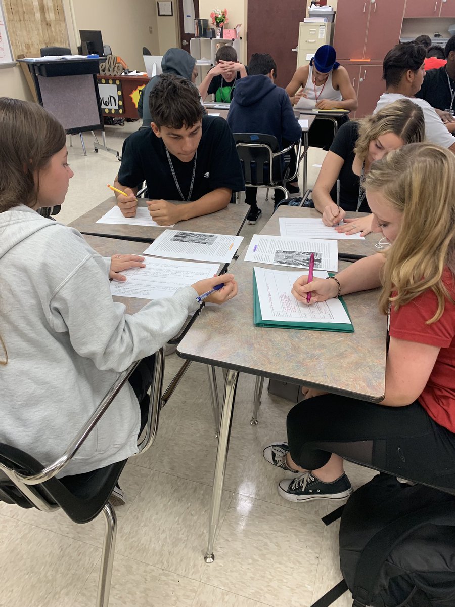 Tch_SS_Mont's tweet photo. Great collaborative lesson today with rotation notes! Students were so engaged as they discussed the questions. Go Broncos! @PBCHS_Broncos https://t.co/6exHd2ZObr