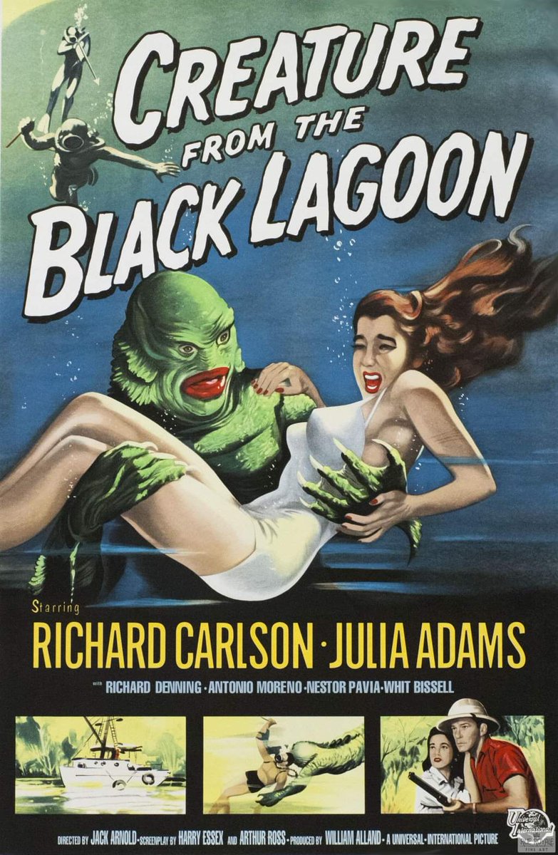 Zlᄃk Ravensflock Cup Champs Seasonofhorror Day 107 Creature From The Black Lagoon 1954 Grade B Creaturefromtheblacklagoon Horror