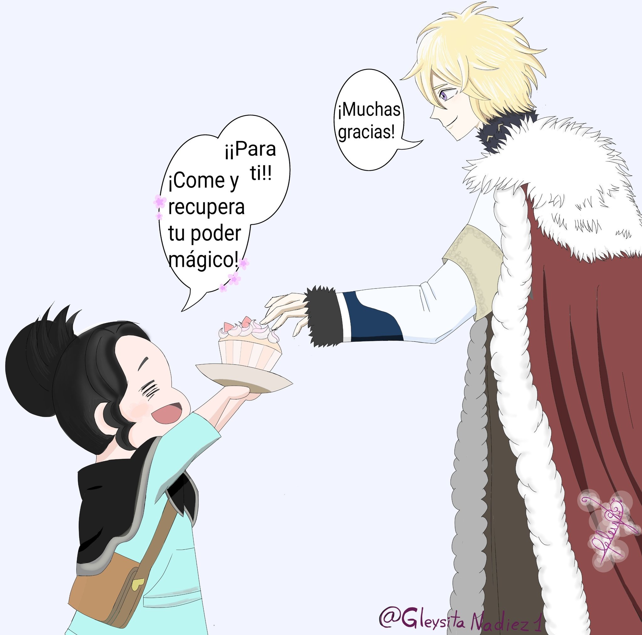 ｎａｄｉ ｃｈａｎ Charmy For You Eat And Recover Your Magical Power Gt 3 Julius Thank You C Blackclover Juliusnovachrono ブラッククローバー ユリウスノヴァクロノ Blackclover Blackcloverfanart Fanart Anime Blackclovercharmy