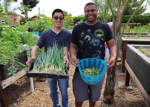 EastersealSoCal's tweet photo. Adult Day Services (#ADS) participant Damion regularly volunteers at #Riverbed #Sustainable #Farm in #Anaheim. Just one of many ADS partnerships that enable participants to volunteer in the community & gain valuable first-hand work experience. #ADSWeek2019 https://t.co/W9ympUvIqJ https://t.co/pVuuiER6wN