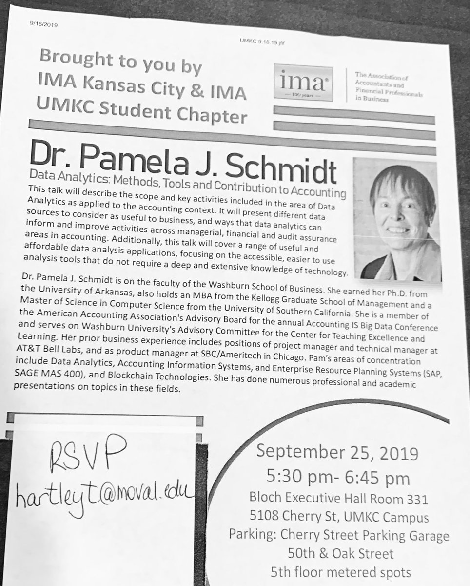 Join the ABS-IMA next Wednesday, September 25. We’re headed to UMKC! Transportation will be provided!!