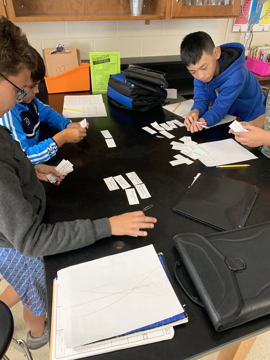 Applying our knowledge to determine if a physical or chemical change occurred. Loved hearing them collaborate and reason together! #wearejayhawks <a href="/CCSD93/">CCSD93</a>