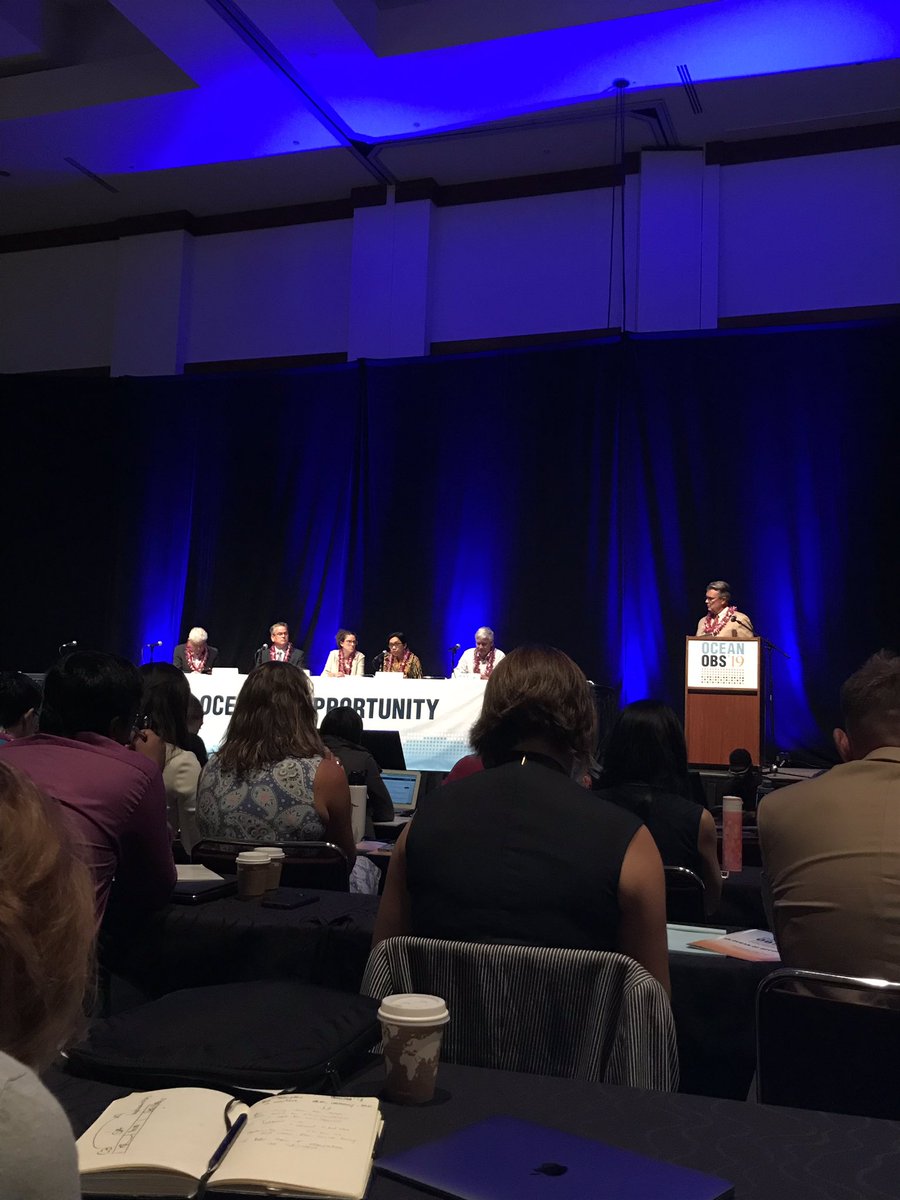 #OceanObs19 has started and we are into the second half of the opening day. Lots of inspiration and great ideas!