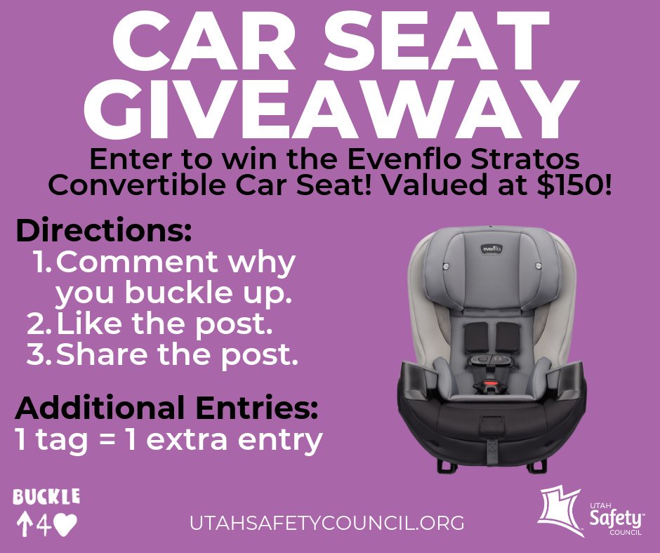 MakeSafetyKnown's tweet photo. In honor of Child Passenger Safety Week, we are giving away a FREE car seat. Follow the directions in the post. Giveaway closes on September 21st at 11:59PM. Good luck! #ChildPassengerSafetyWeek https://t.co/XqnWMMv41W