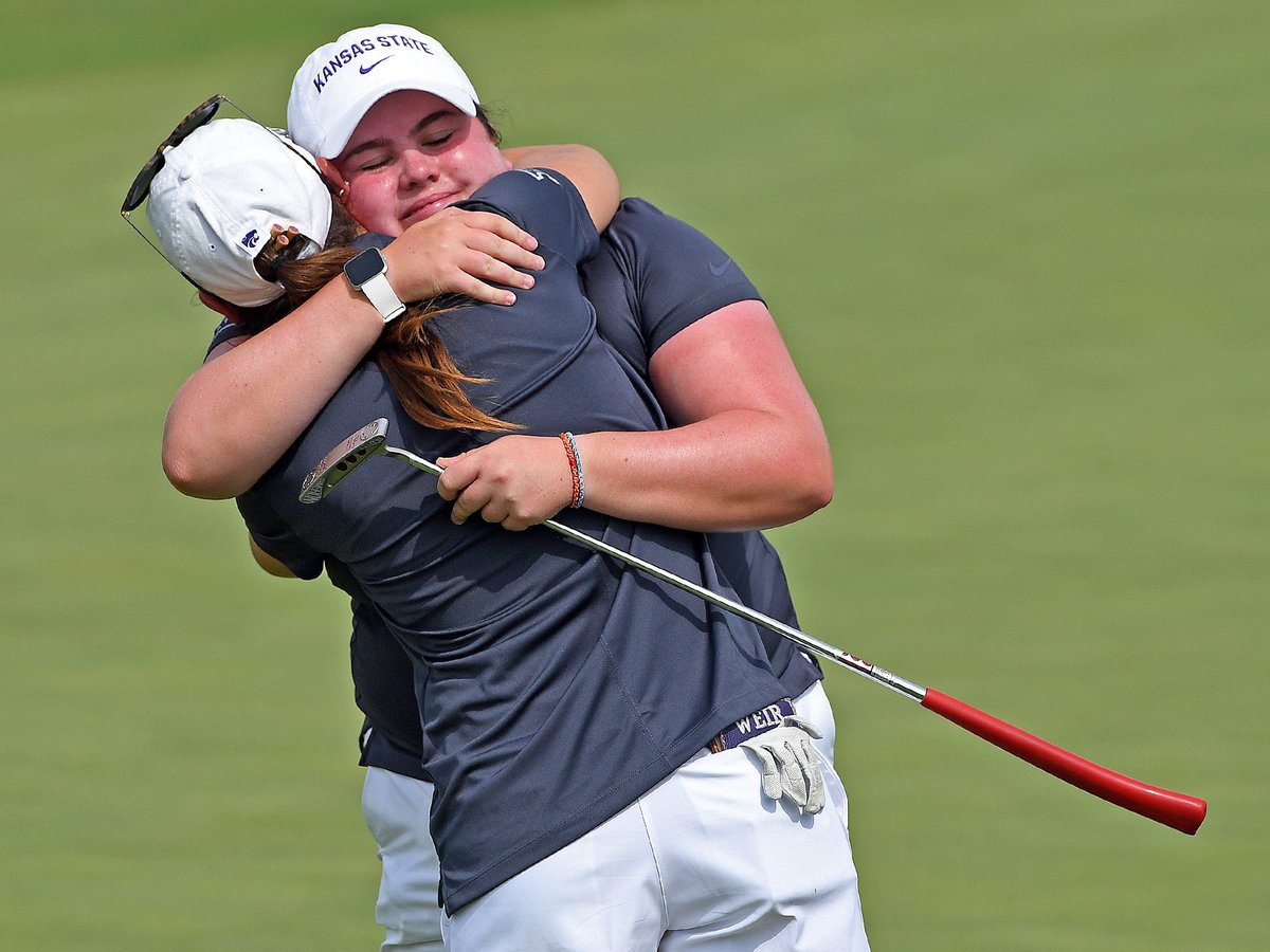 KStateWGolf's tweet photo. I’m not crying, you’re crying.

Happy tears ... great win Niamh. 

😹🏌️‍♀️#kstatewgolf https://t.co/269SCavUaC