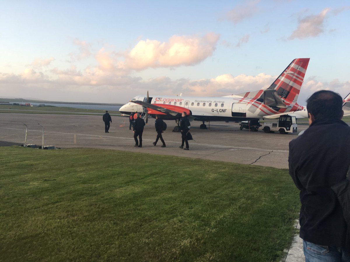 KatieMasheter's tweet image. Enjoying the latest @HIALConnect magazine while waiting for a connecting flight between Orkney and Shetland. @nickymarr @Hial_Airports