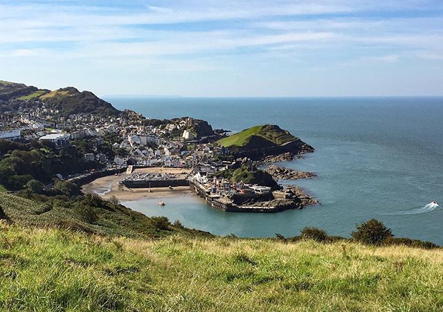 Hill with a view. #Northdevon #Ilfracombe #Fair #DevonLife #LivingByTheSea #Hillsborough #Harbour#BeachLife #DogWalking