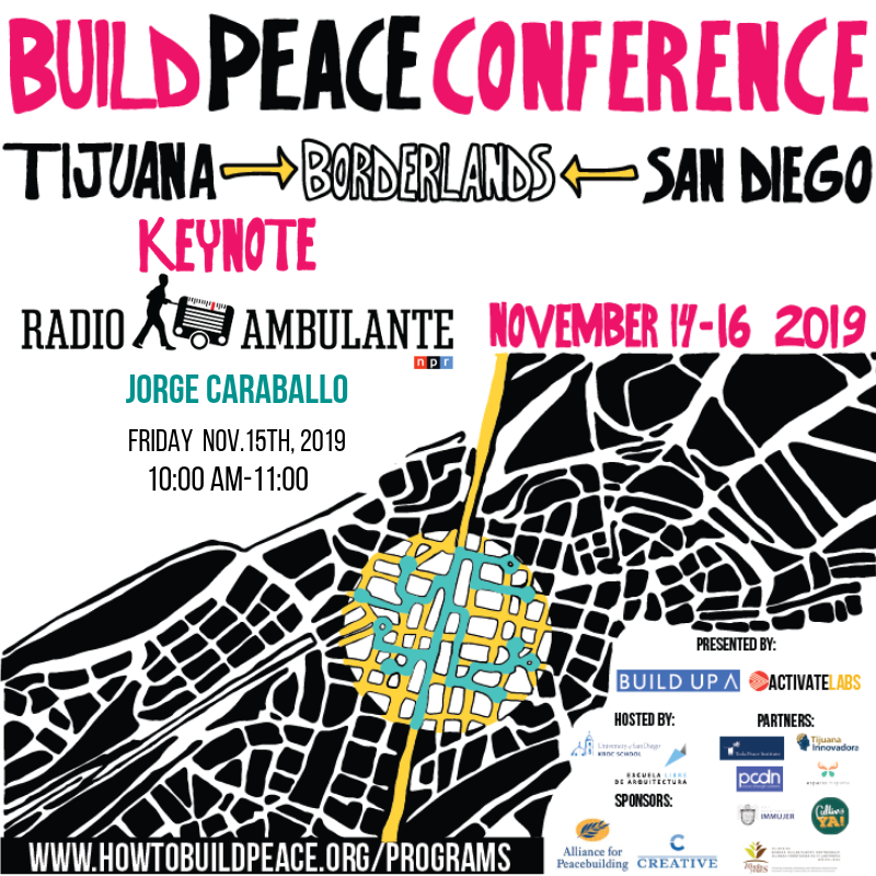 ActivateLabsX's tweet photo. Have you heard @radioambulante podcast has a new season-Check it out here! https://t.co/PSKFQPqPKi also-they will be our keynote at #BuildPeace2019 on Friday!- that's right - no se lo pierden! register here: https://t.co/qpZ69Lb7TI @howtobuildpeace @1977Creative @AfPeacebuilding https://t.co/nPo70A3tlc