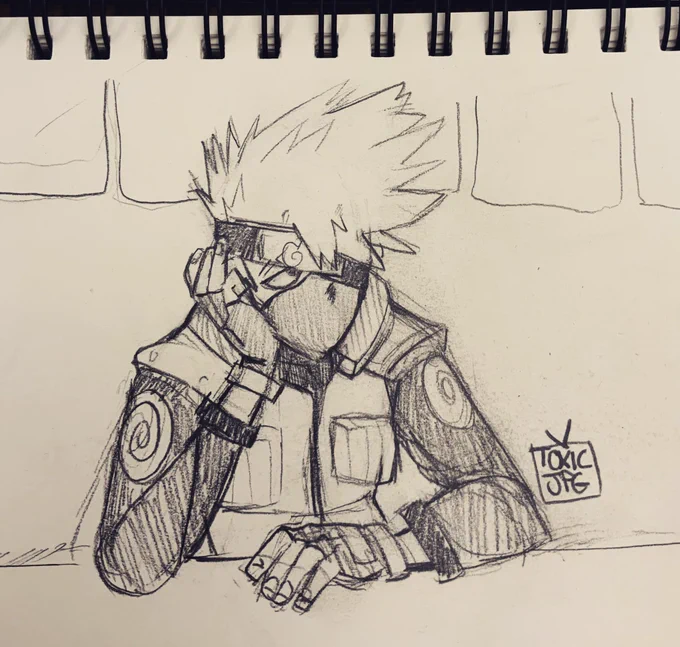 Kakashis birthday was yesterday so I had to give my oldest boyfriend something u____u happy birthday you foxy gandpa ????

#Kakashi #naruto #fanart 