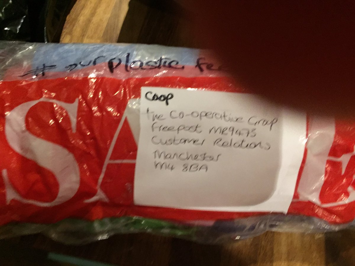 Being send back to #coop #ourplasticfeedback