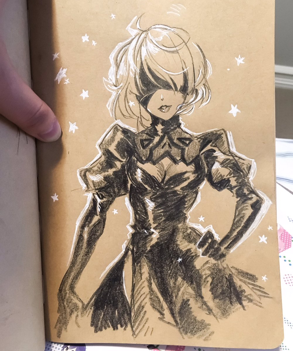 Nier Automata sketches 