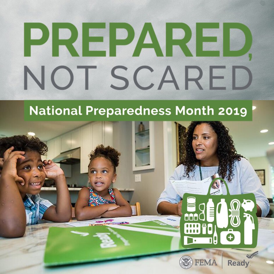 FCACDST's tweet photo. Make sure the younger members of your household are prepared. Teach them what to do in case of an emergency and get them involved in building their own kits. Review your overall plan with them. For more ePrep tips, visit https://t.co/GigvYju2r5 #preparednotscared #deltaready https://t.co/aQQsx5lTGF