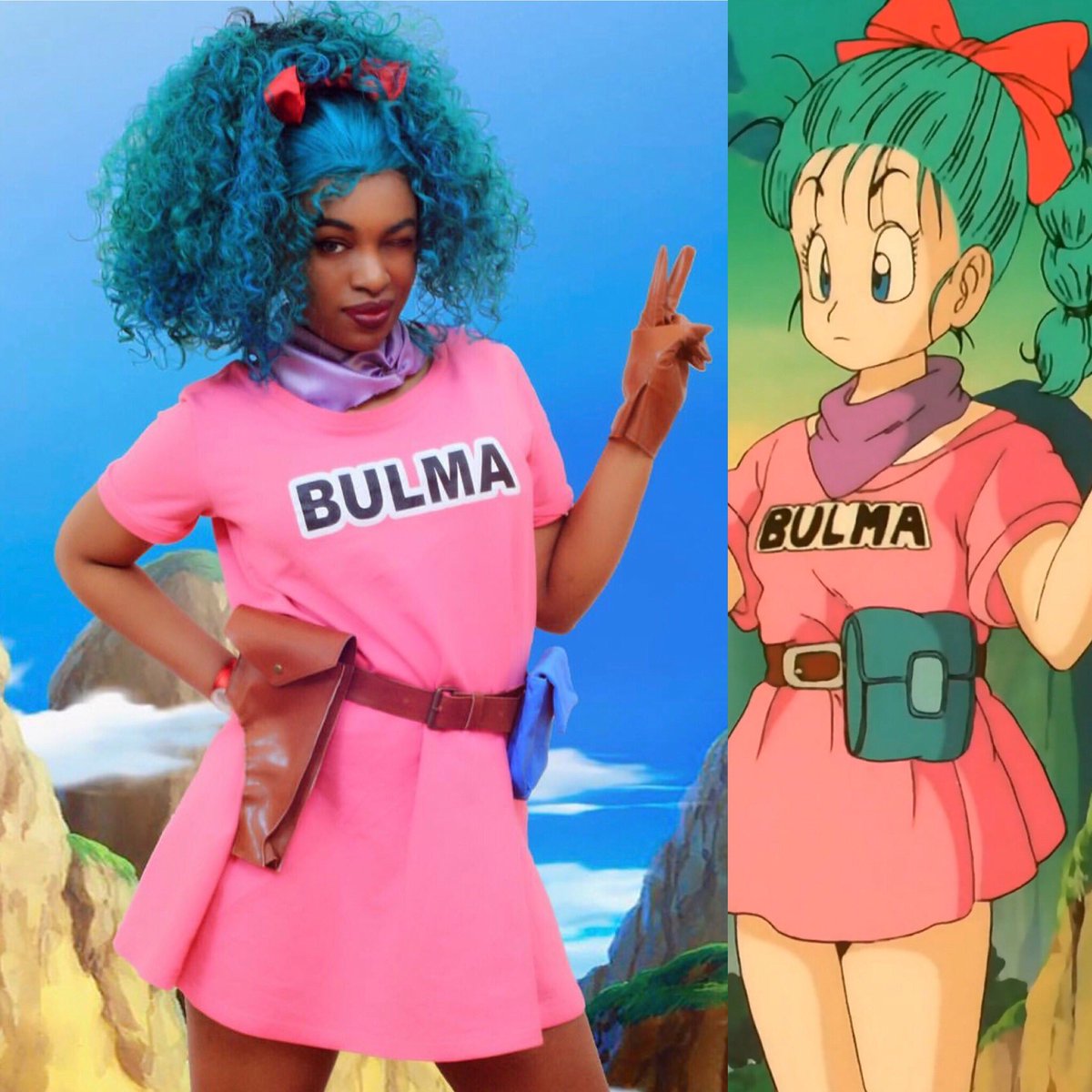 Shellanin's tweet photo. All the DBZ Cosplay I’ve done so far! Which is your fav? 🐉🧡 https://t.co/hUacU44WkT