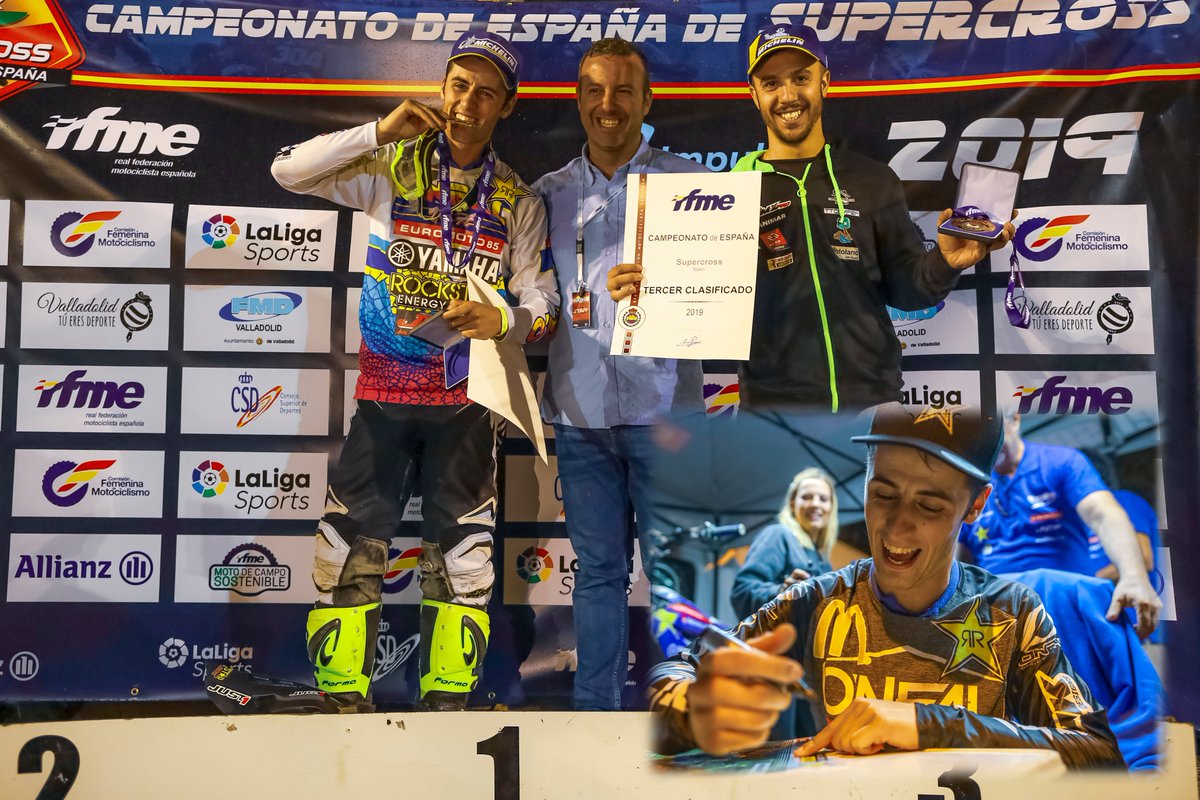 cTelR's tweet photo. Joan Cros gana el Campeonato de España de SX de la RFME 2019 en MXOPEN, George Cherry lo hacía en SX50
Enhorabuena Campeones
#sx2019 #sxrfme #contacosenlasruedas #joancros
https://t.co/fkXBaBmsub https://t.co/vcLM2KkWZm