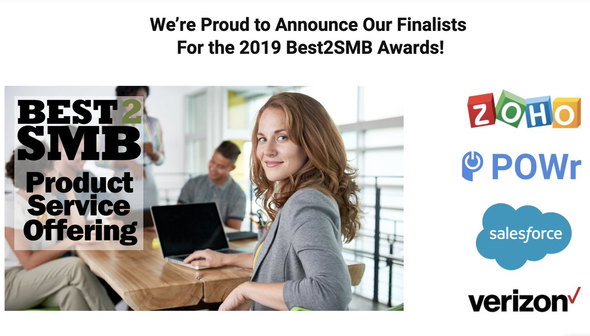 POWR_io's tweet photo. POWr is thrilled to have been selected as a finalist for the @B2SMBInstitute Product Service Offering of the Year! https://t.co/zFcHJqoeoR
#B2SMB #smb https://t.co/lzJA7WKZy4