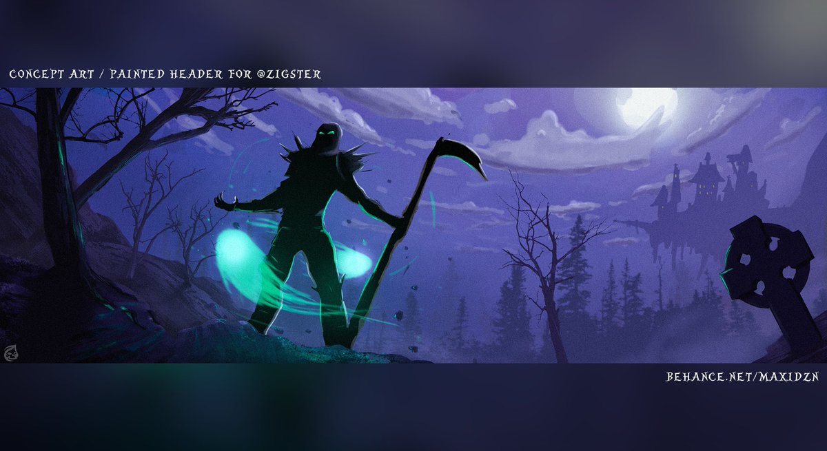 mvximile's tweet image. [Giveaway winner]
Concept art / painted header for @zigster 

Feedback are appreciated
Behance.net/MaxiDzn