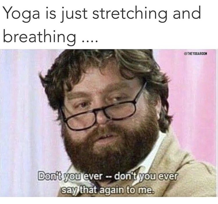 If I hear this again I will place myself in child’s pose and never come out of it 😂😘 🙏🏼 #yoga #yogameme #sthelens #yoganearme #yogainsthelens #yogainmerseyside #merseyside #funny #yogaeverydamnday