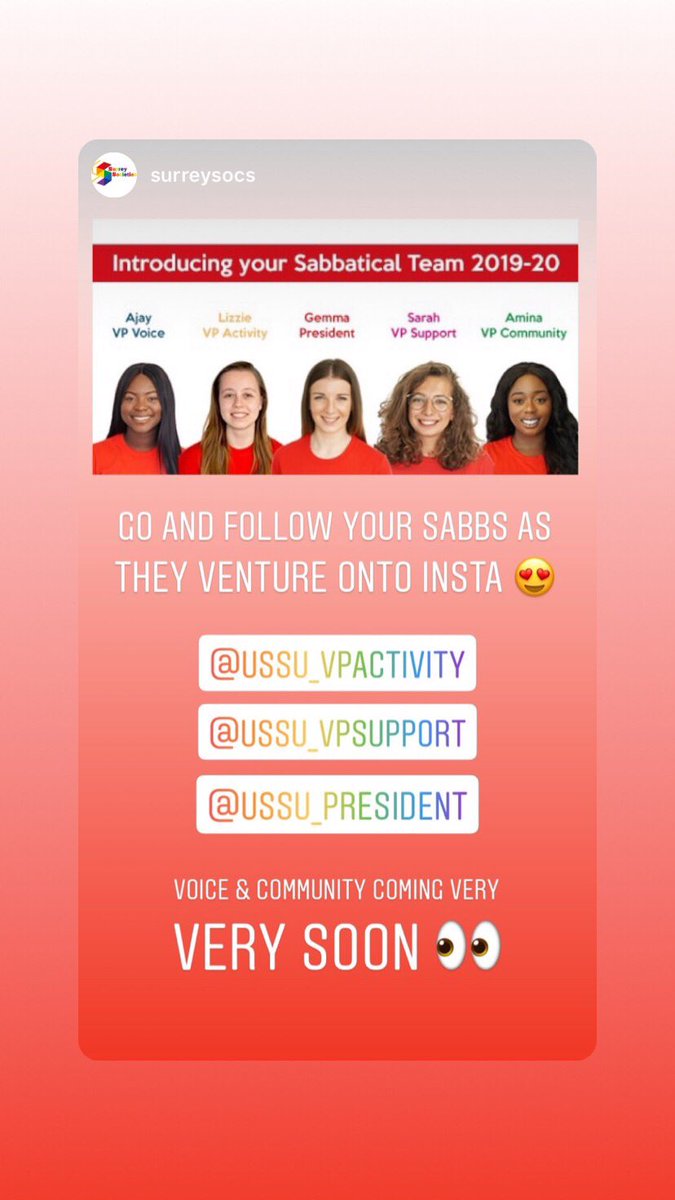 This will be one of my last posts on here as we have decided to move over to Instagram! Please follow ussu_president to keep up to date with what I am up to on Instagram!