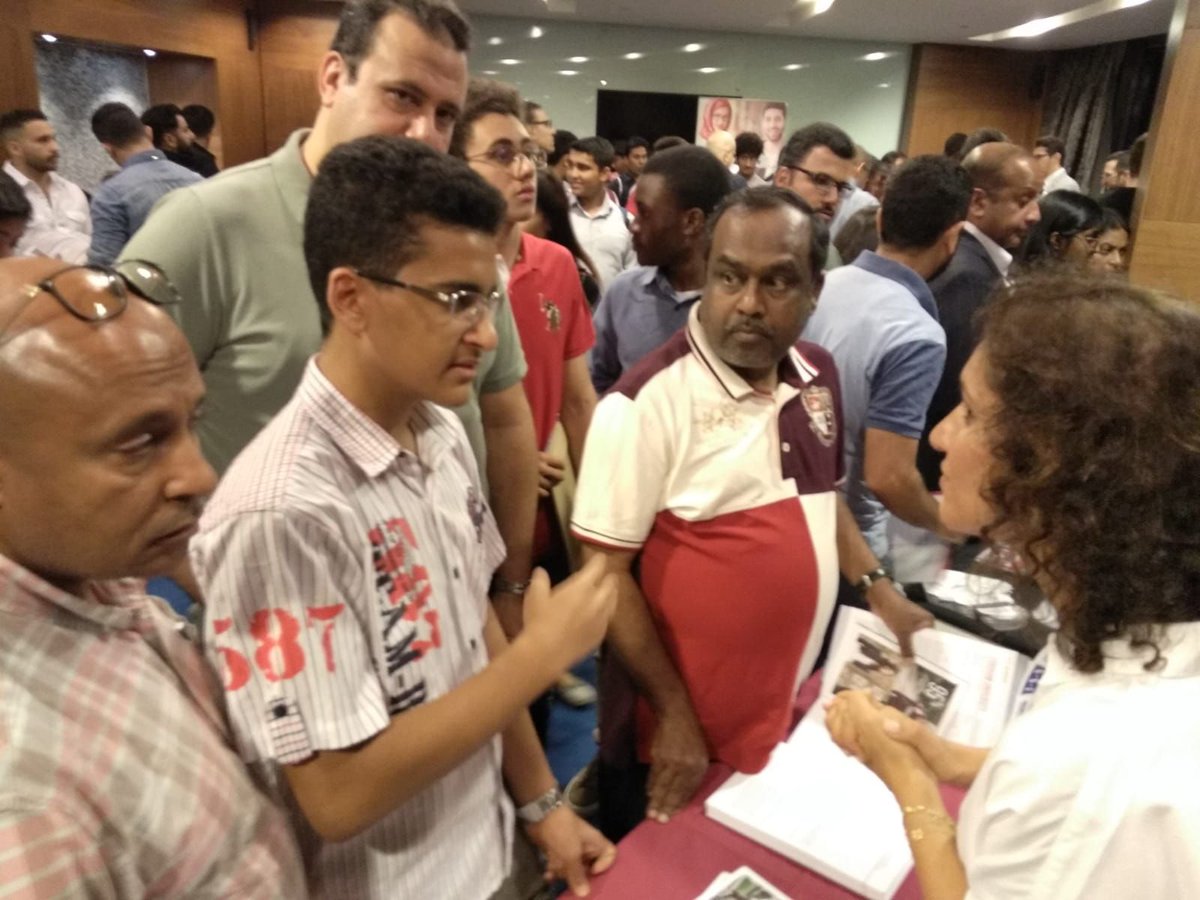 isnexpo's tweet photo. We hosted over 500 students today at our College Fair in Kuwait. https://t.co/g3MqVMz67t