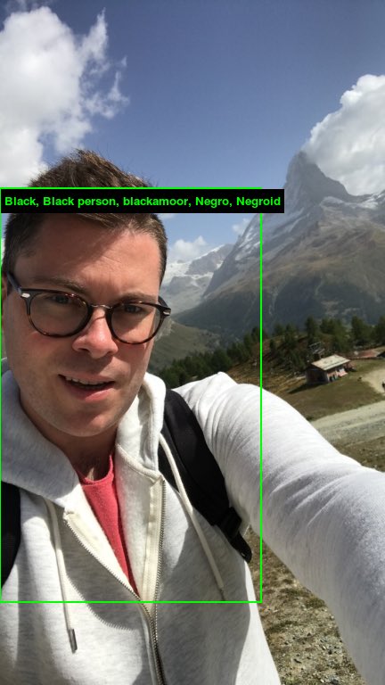 zappomatic's tweet image. Umm… #ImageNetRoulette