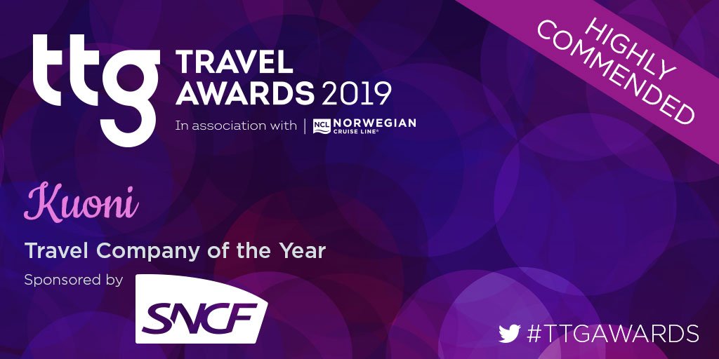 The final category of the night is also our most significant – for Travel Company of the Year, sponsored by <a href="/SNCF/">❌</a>. Join us in congratulating the highly commended @KuoniTravelUK / <a href="/KuoniAgents/">Kuoni Agents</a>! #TTGAwards