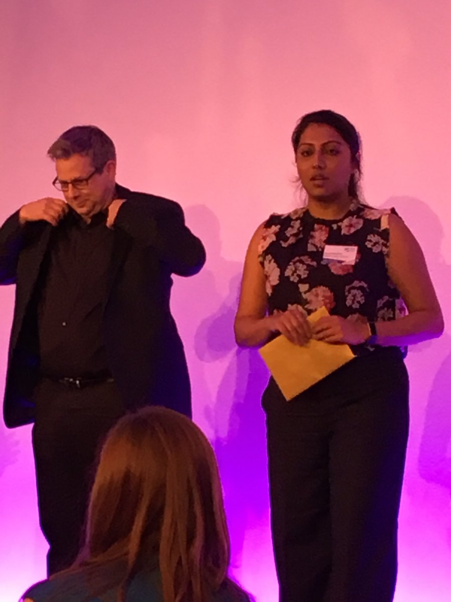 Harassedacadem's tweet photo. And the winner is Shruti! Many many congratulations #Vitae3MT #Vitae19 hope to hear more about those weird stretchy jumpers in the future (you had to be there)! https://t.co/7N2TNw7Pjy
